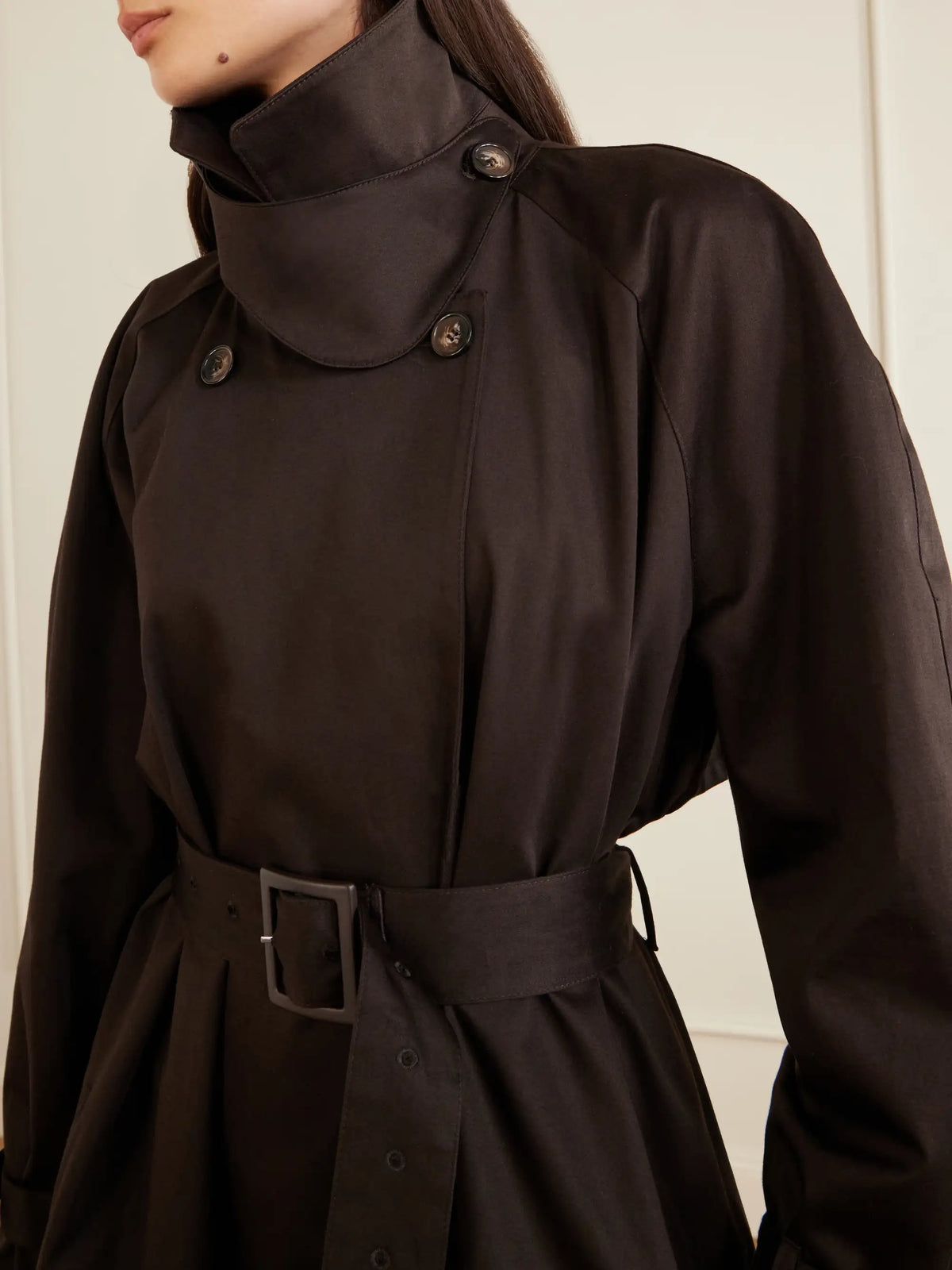Nour Hammour Marchand Cotton-blend Trench Coat
