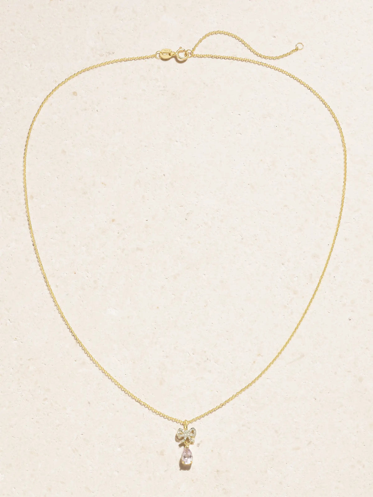 Pretty In Pink 10-karat Gold, Amethyst And Diamond Necklace
