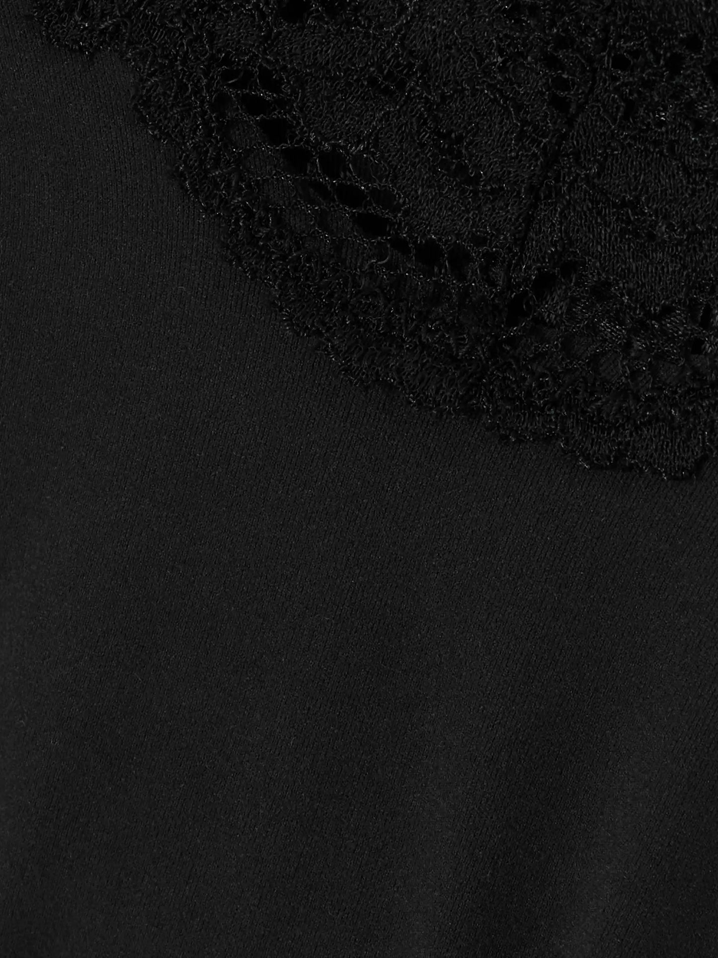 Fits Everybody Lace Dipped Thong - Onyx