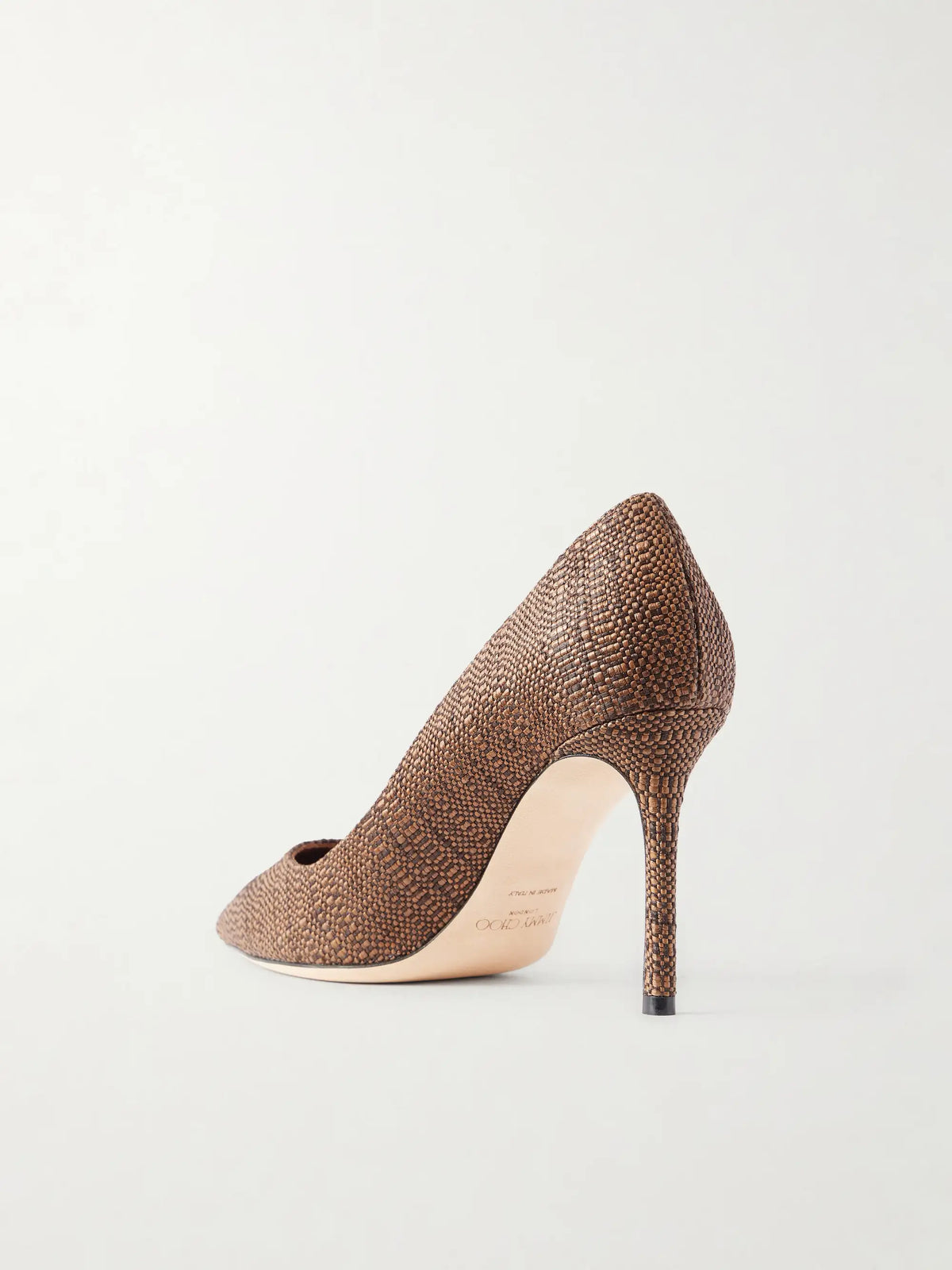 Romy 85 Raffia Pumps