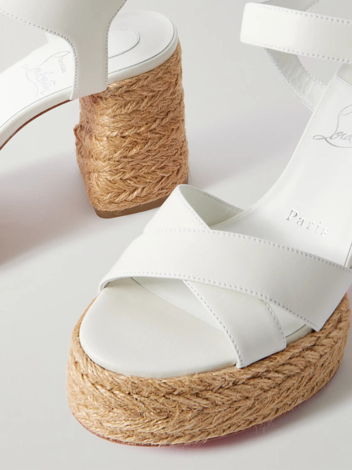 Calakala 85 Leather Espadrille Platform Sandals