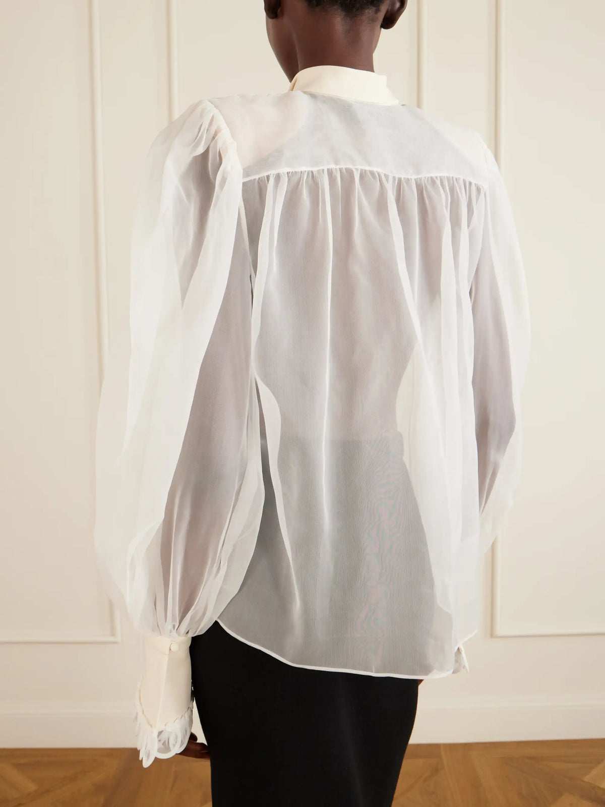 Silk-organza Blouse