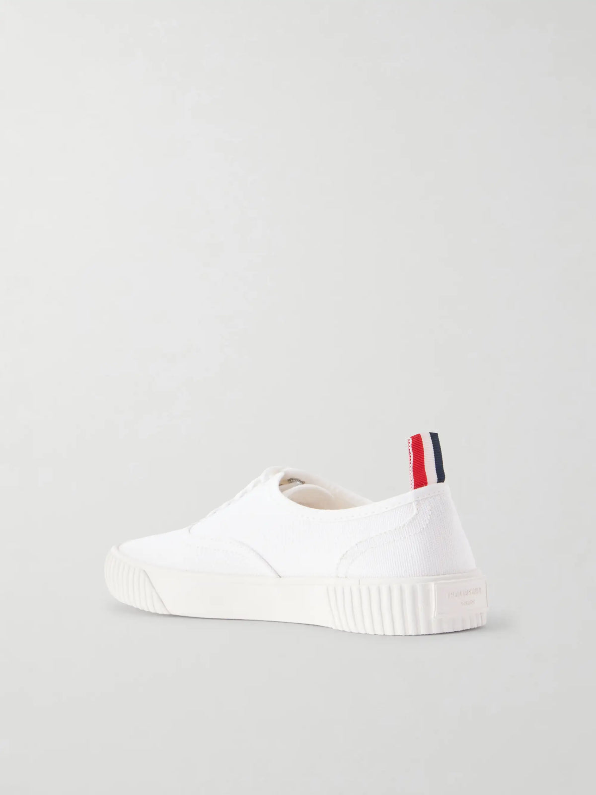 Heritage Grosgrain-trimmed Cotton-canvas Sneakers