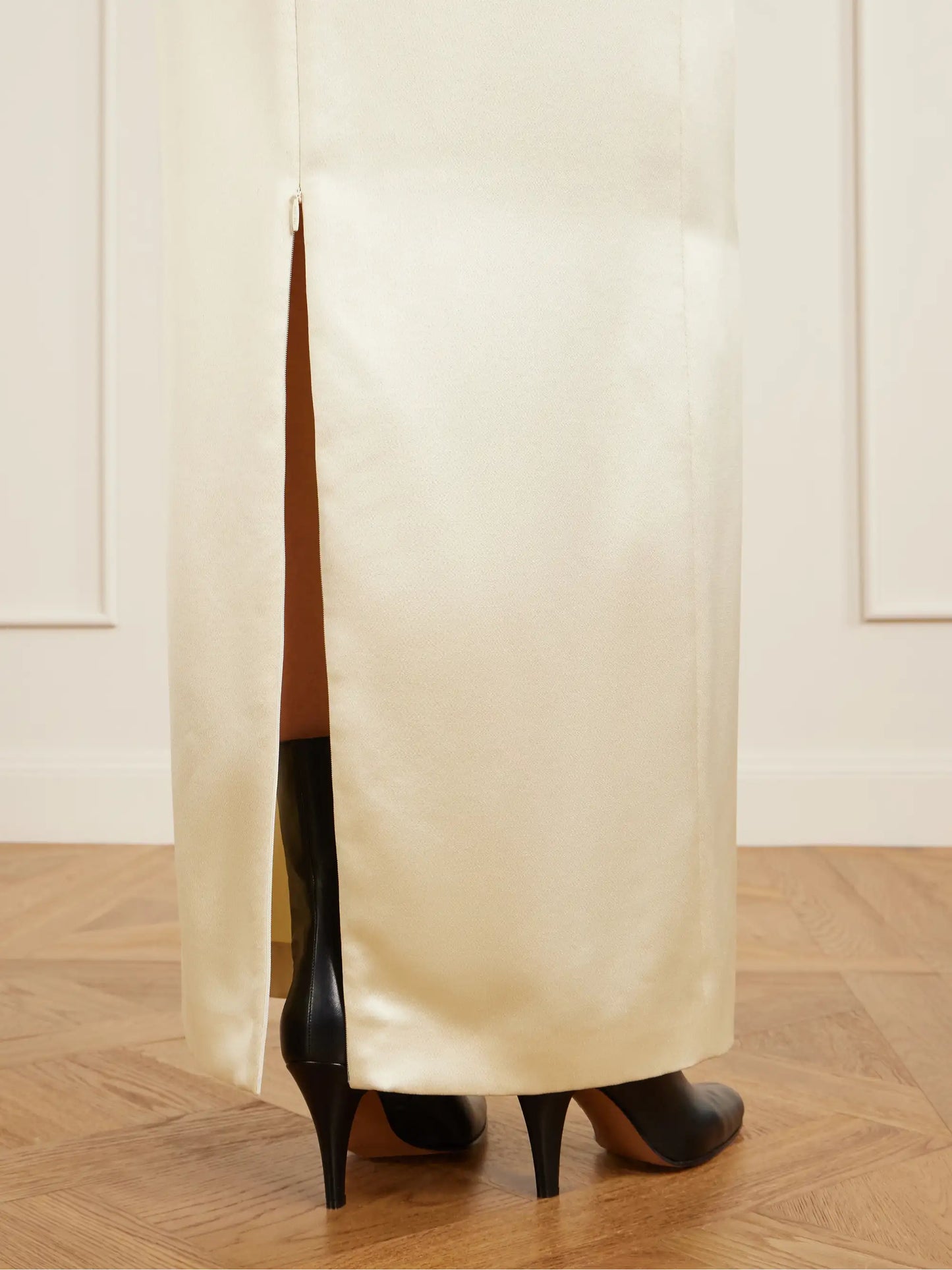 Bartelle Silk-satin Maxi Skirt