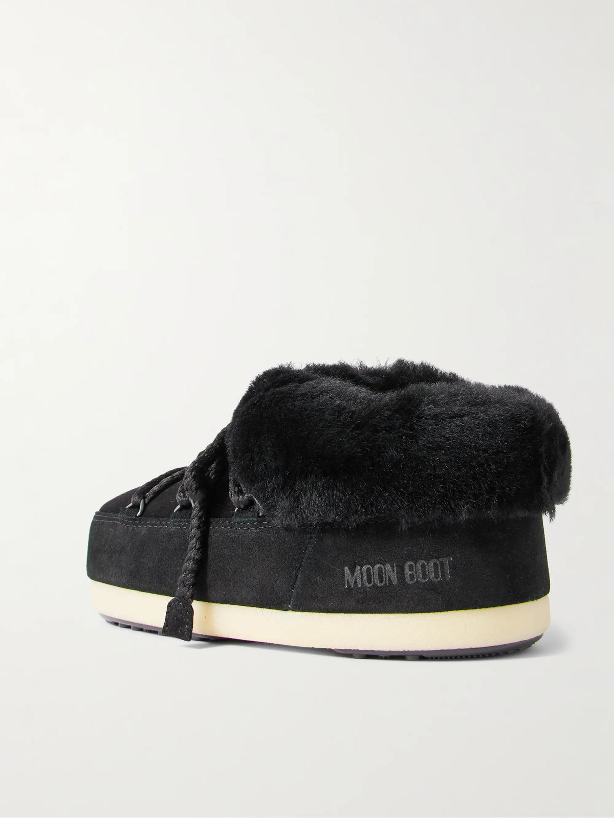 Evx Shearling-trimmed Suede Ankle Boots