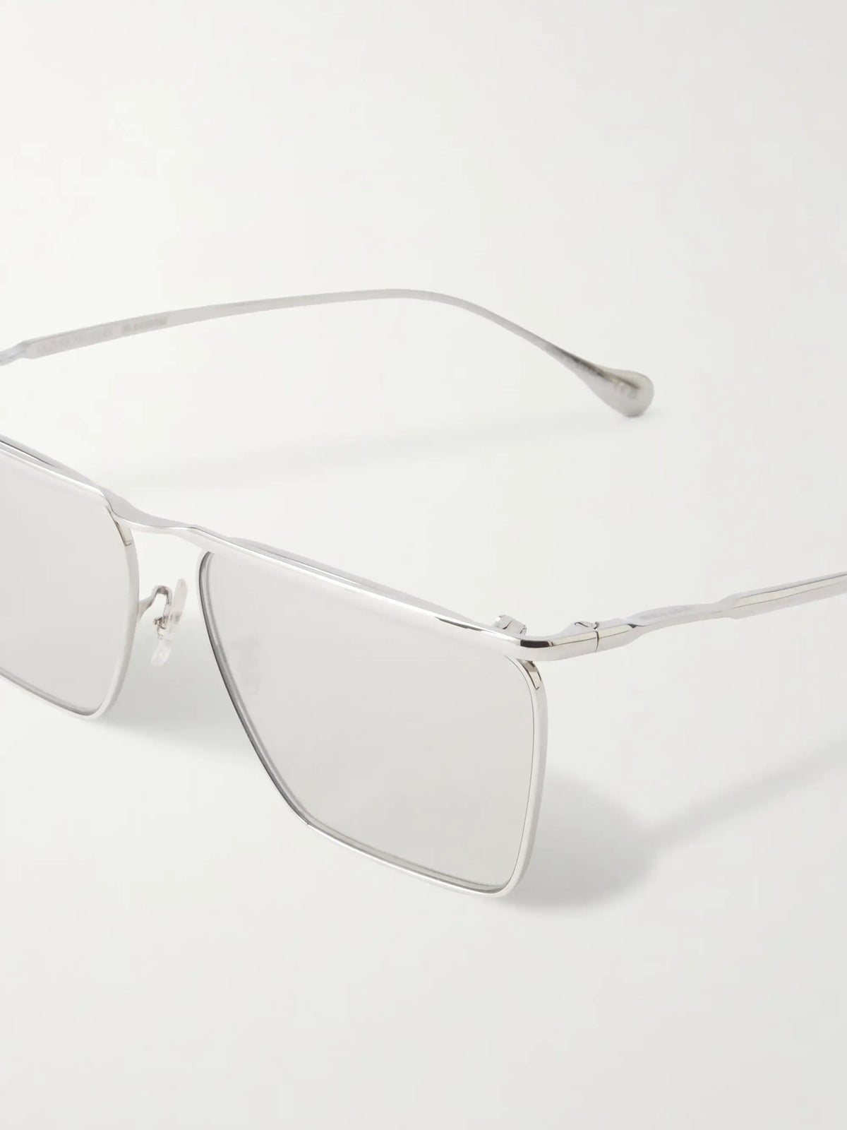 + Jil Sander Aviator-style Silver-tone Sunglasses