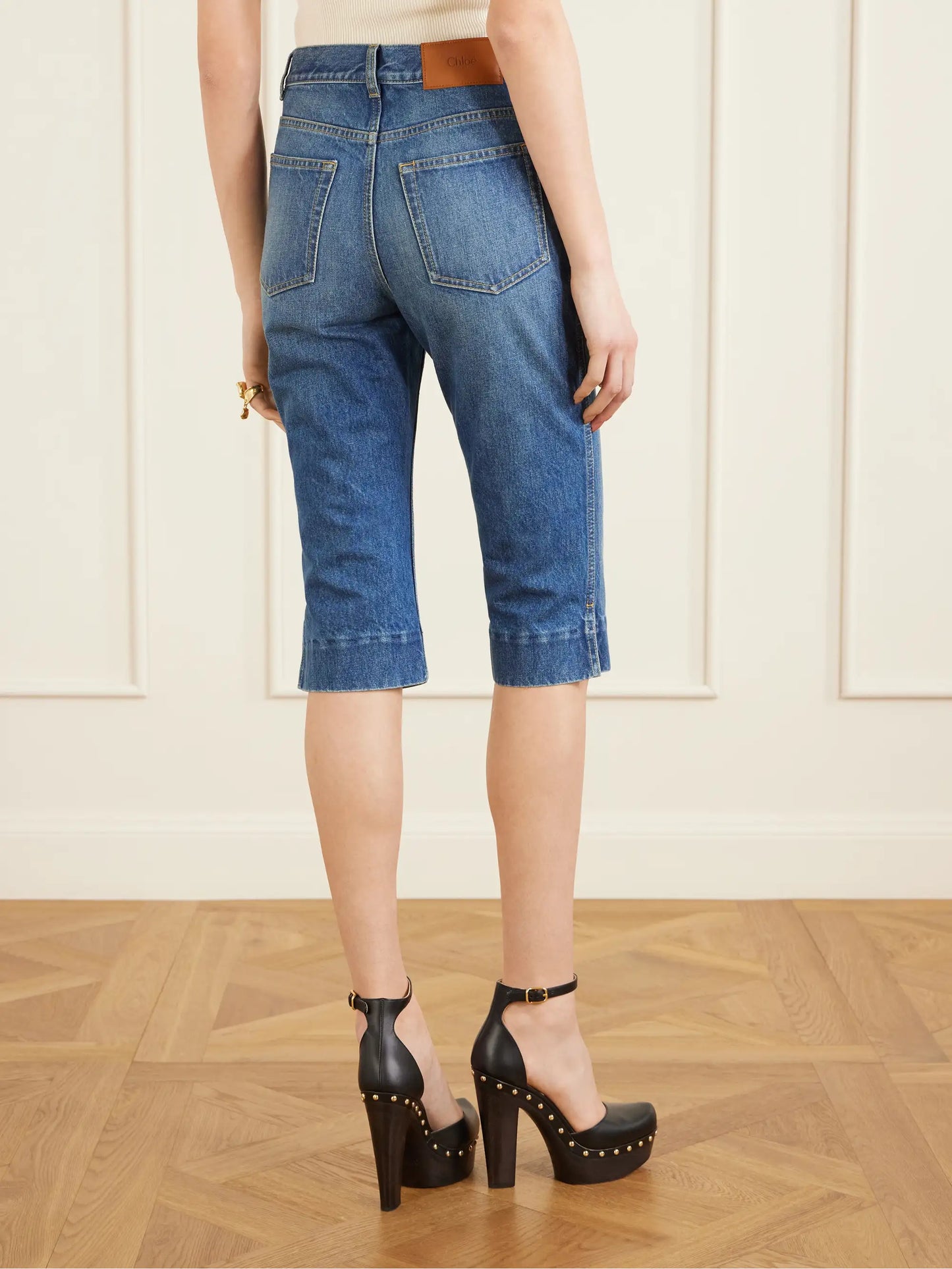 Capri Mid-rise Slim-leg Organic Jeans