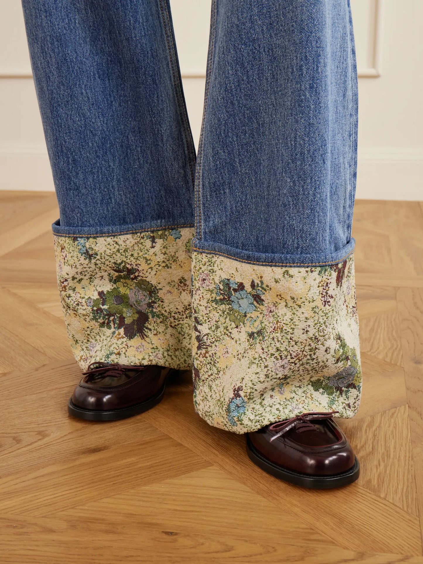 Marcel Printed Straight-leg Jeans