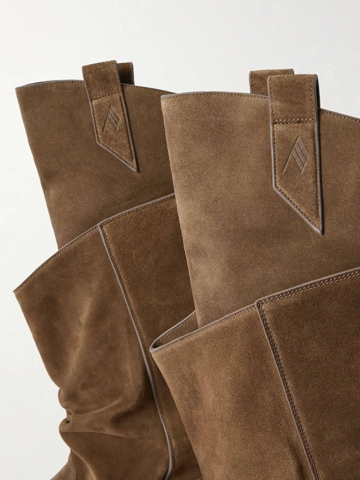 Passeggiata Layered Suede Knee Boots