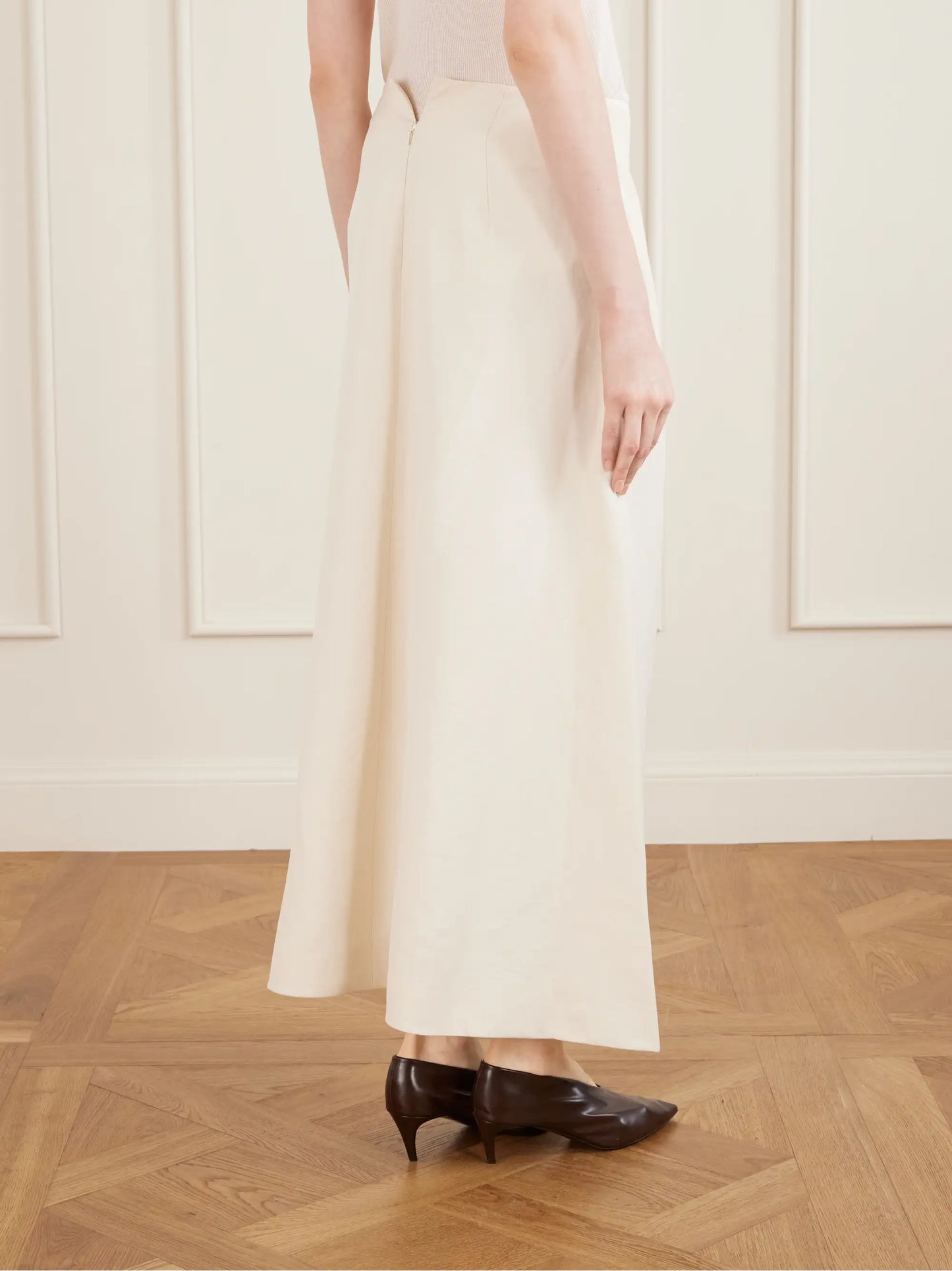 Tal Woven Midi Skirt