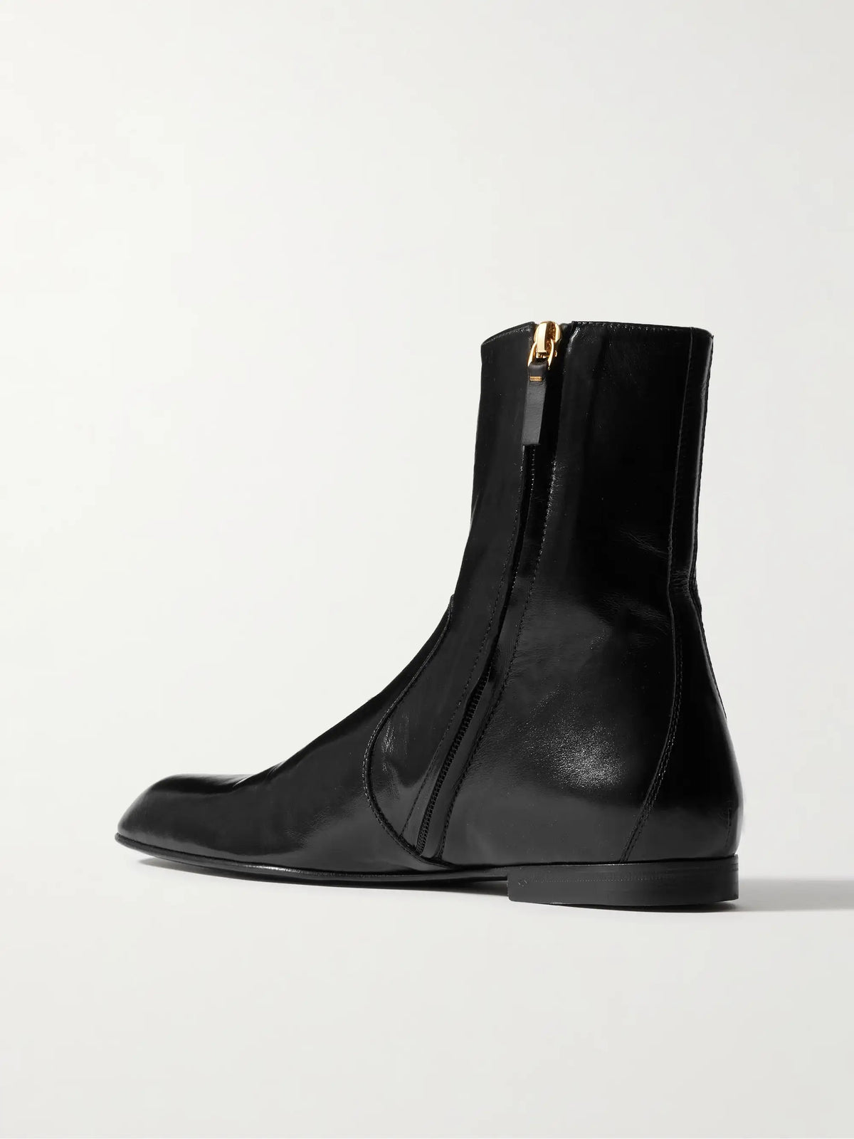 Colt Glossed-leather Ankle Boots
