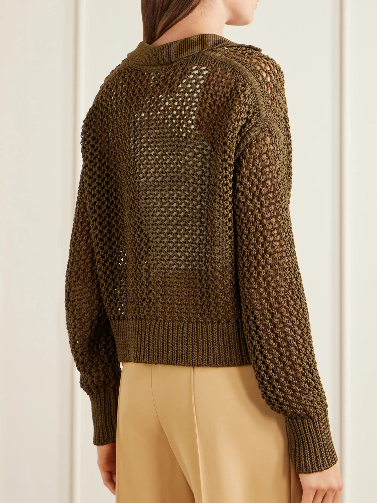 Crocheted Cotton Cardigan
