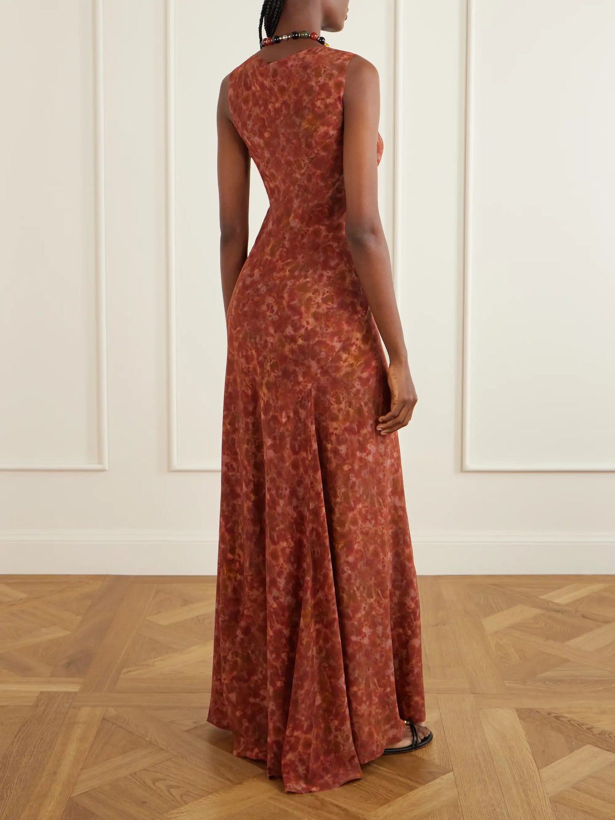 Irina Silk-chiffon Maxi Dress