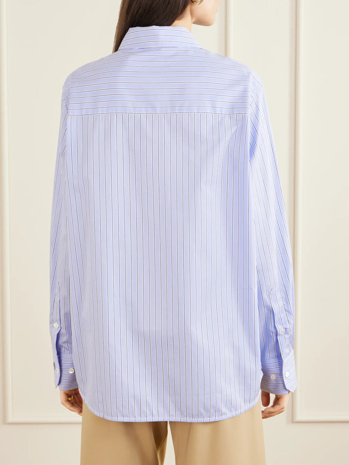 Essie Striped Cotton-poplin Shirt
