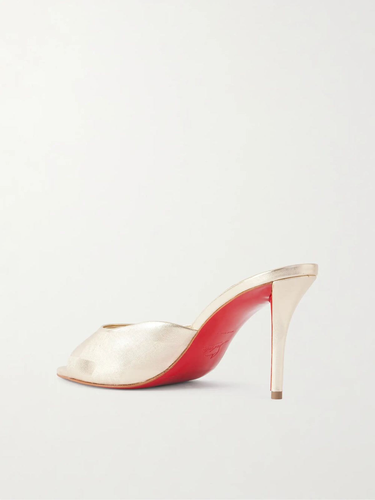 Miss Z 80 Metallic Leather Mules