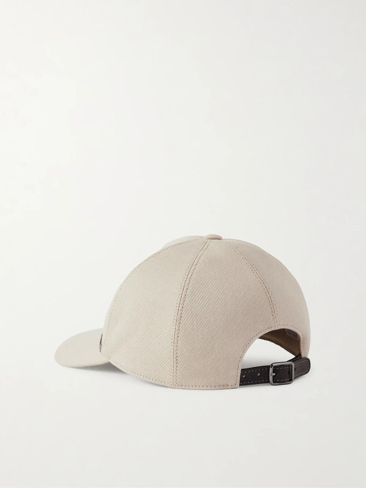 Bead-embellished Cotton-blend Twill Baseball Cap