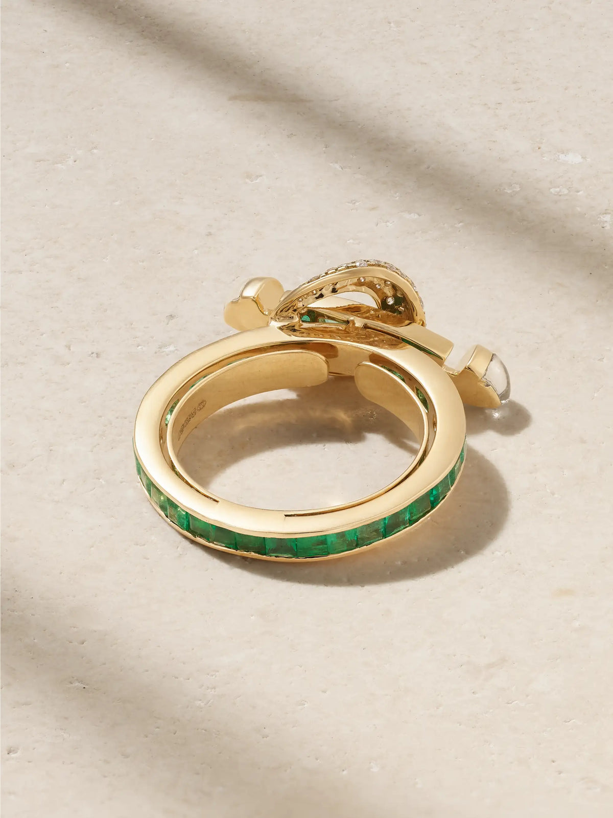 Chakra 18-karat Gold Multi-stone Ring