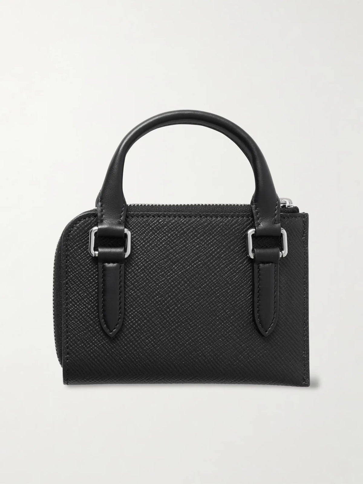 + Sacai Textured-leather Cardholder