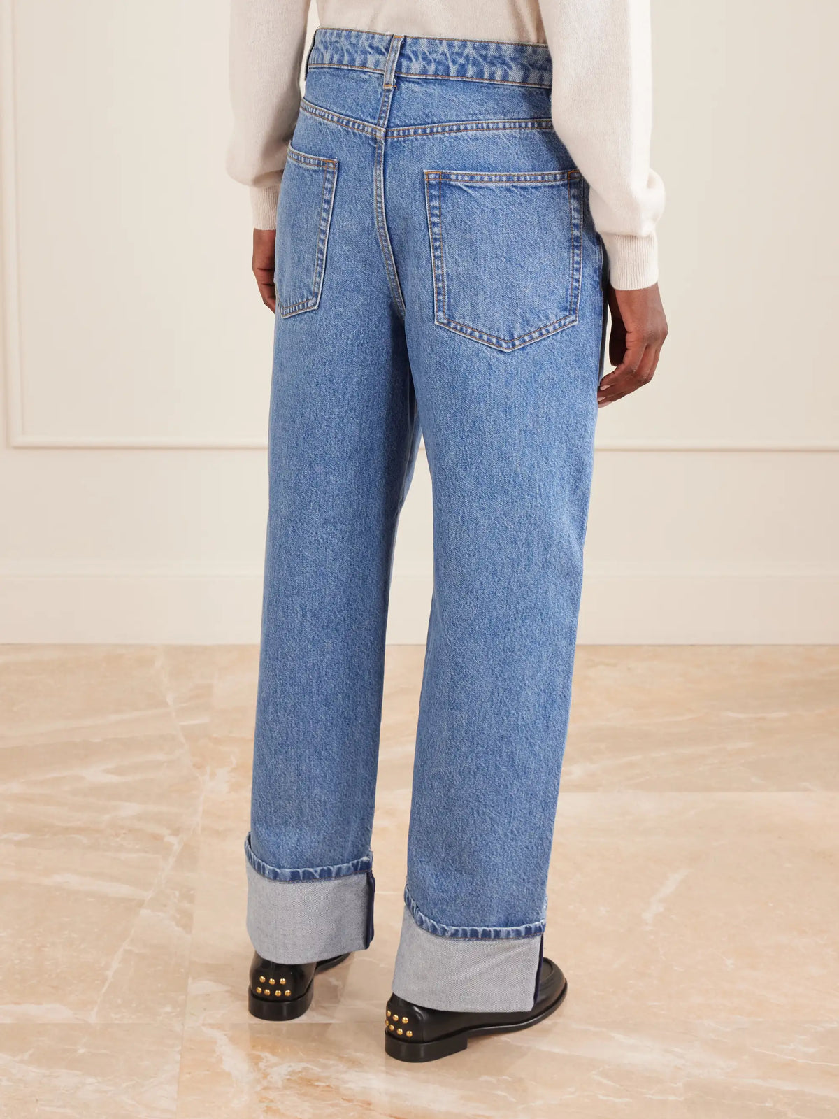 RÓHE Rixt Low-rise Wide-leg Jeans