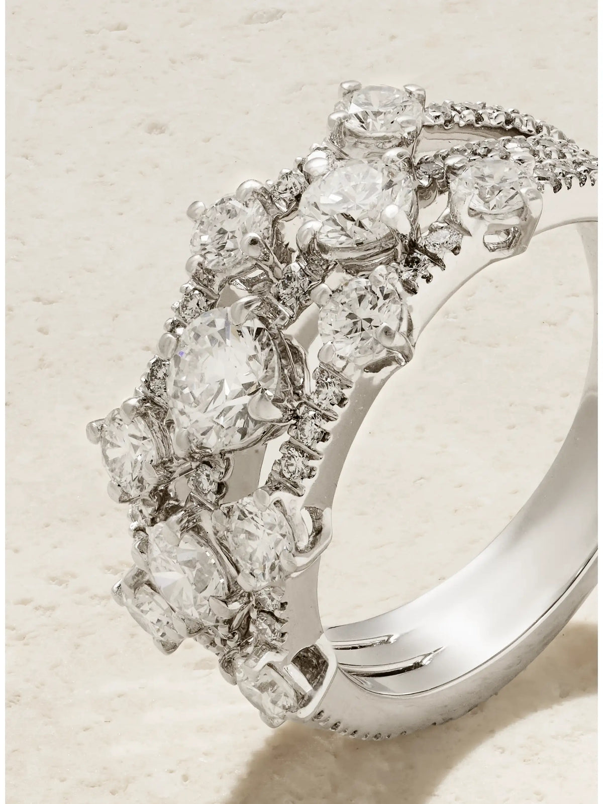 Arpeggia 18-karat White Gold Diamond Ring