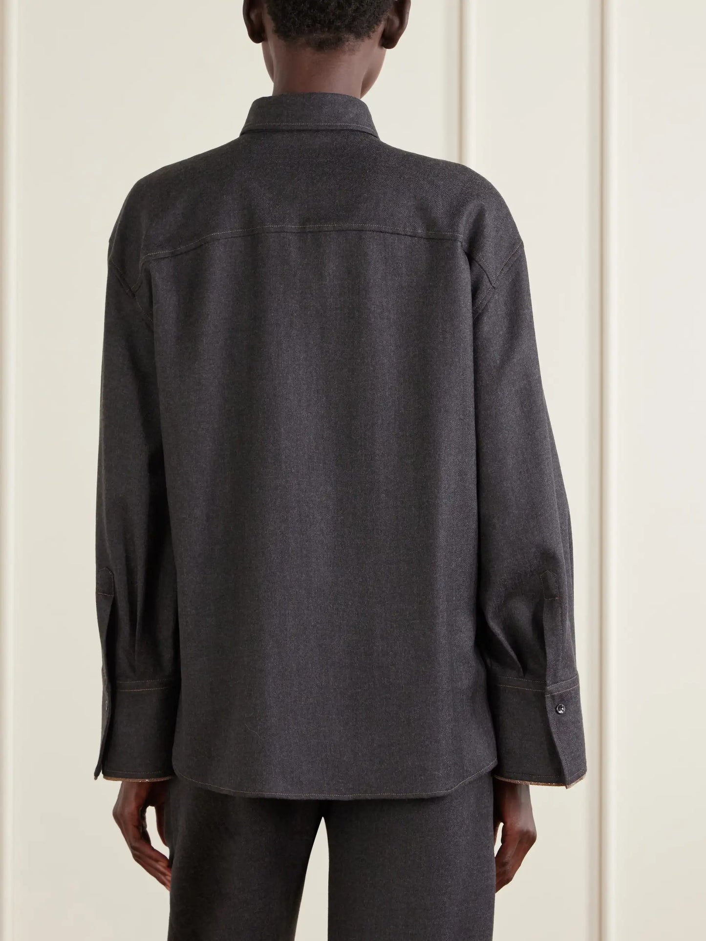 Oversized Wool Shirt
