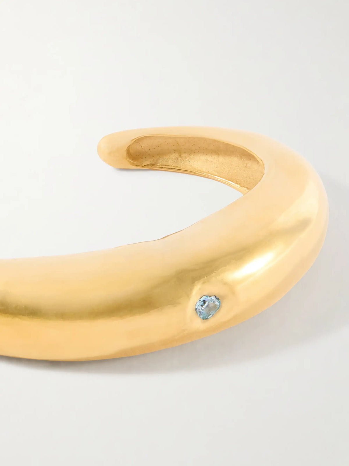 Delfina Gold-plated Cubic Zirconia Bangle