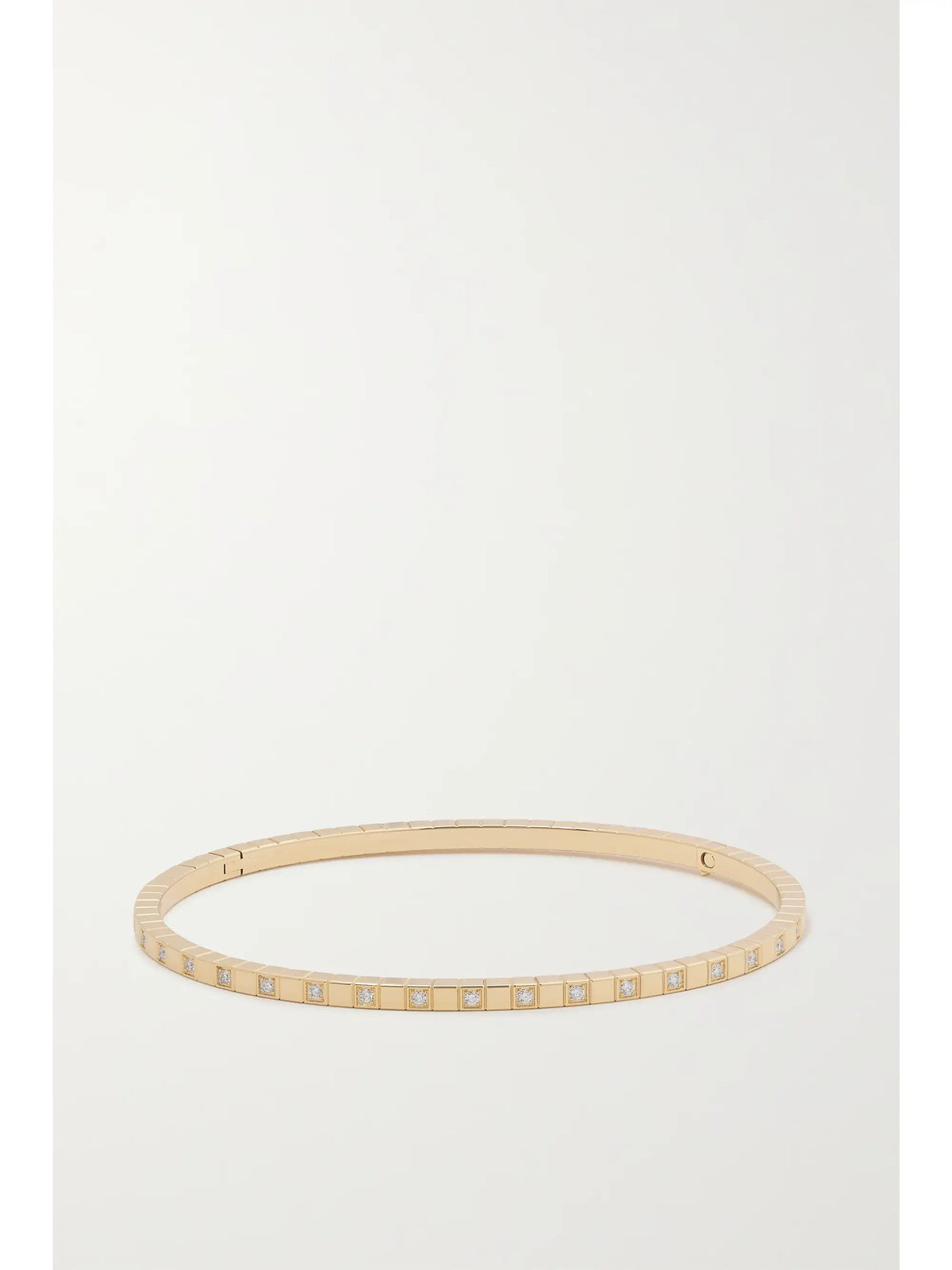 Ice Cube 18-karat Gold Diamond Bangle
