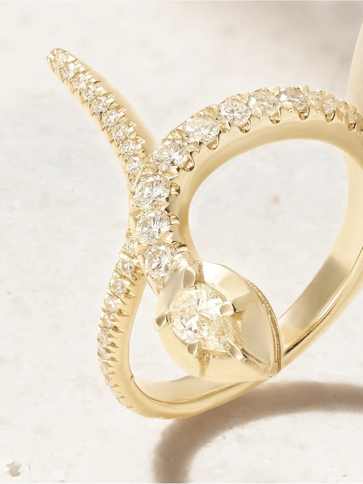 Sophia 14-karat Gold Diamond Ring