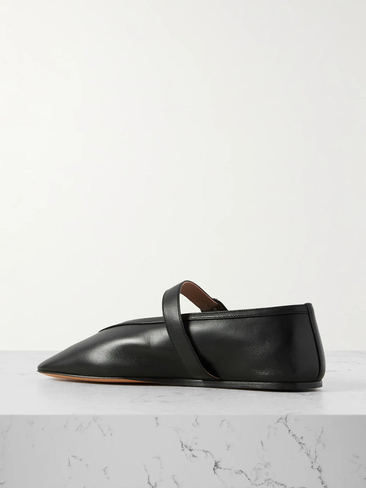 Stella Leather Mary Jane Ballet Flats