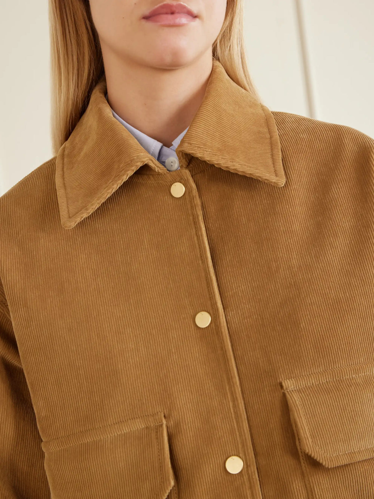 Maria McManus Cropped Organic Cotton-corduroy Jacket