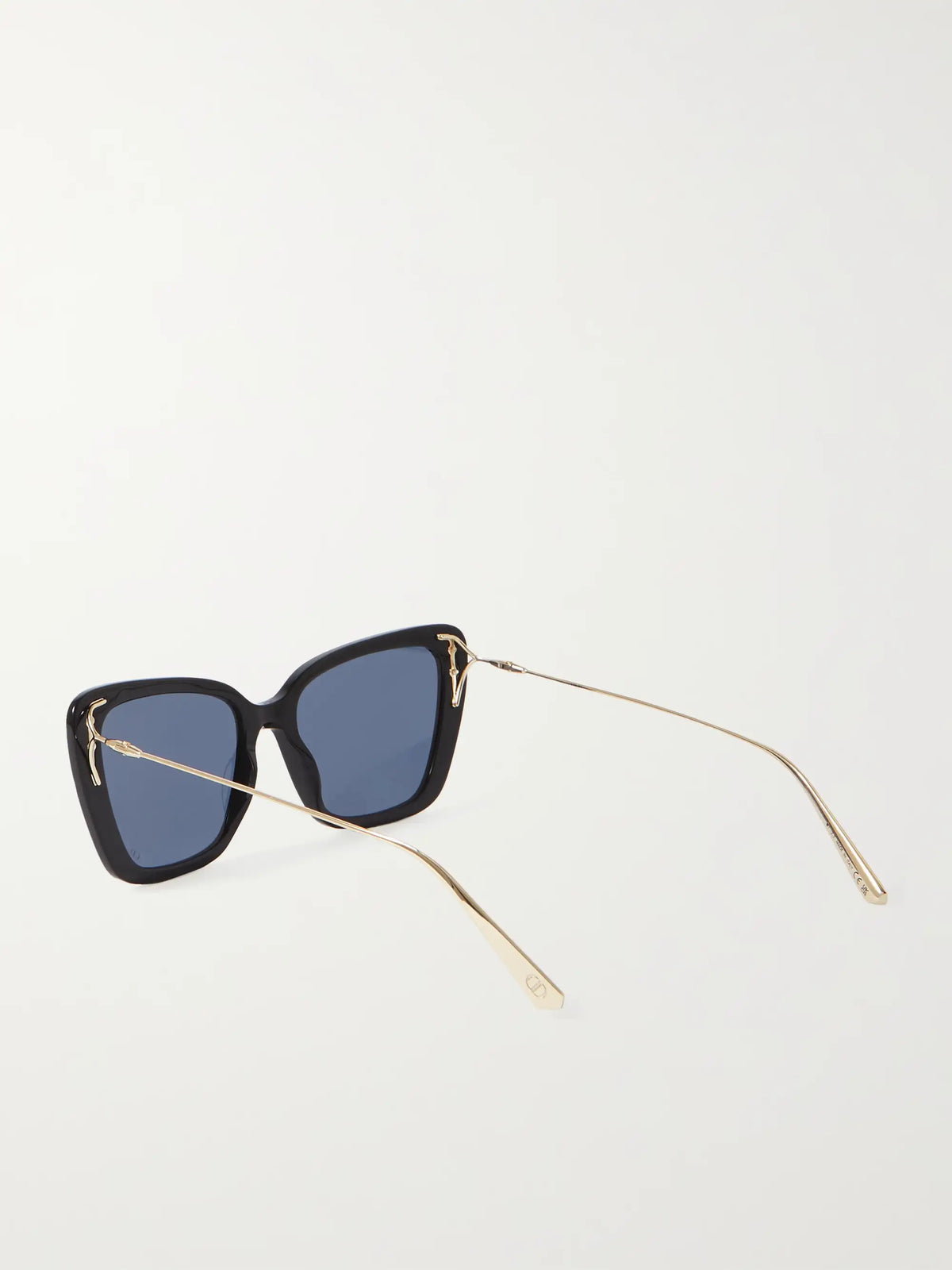 Missdior B5i Cat-eye Acetate And Gold-tone Sunglasses