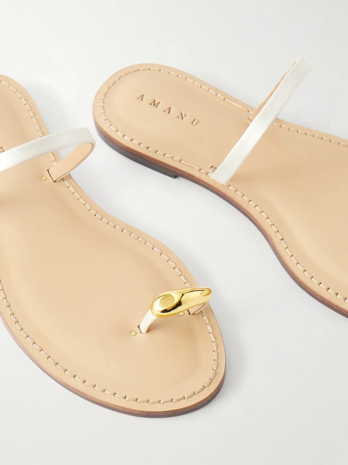 The Kibera Embellished Satin Sandals