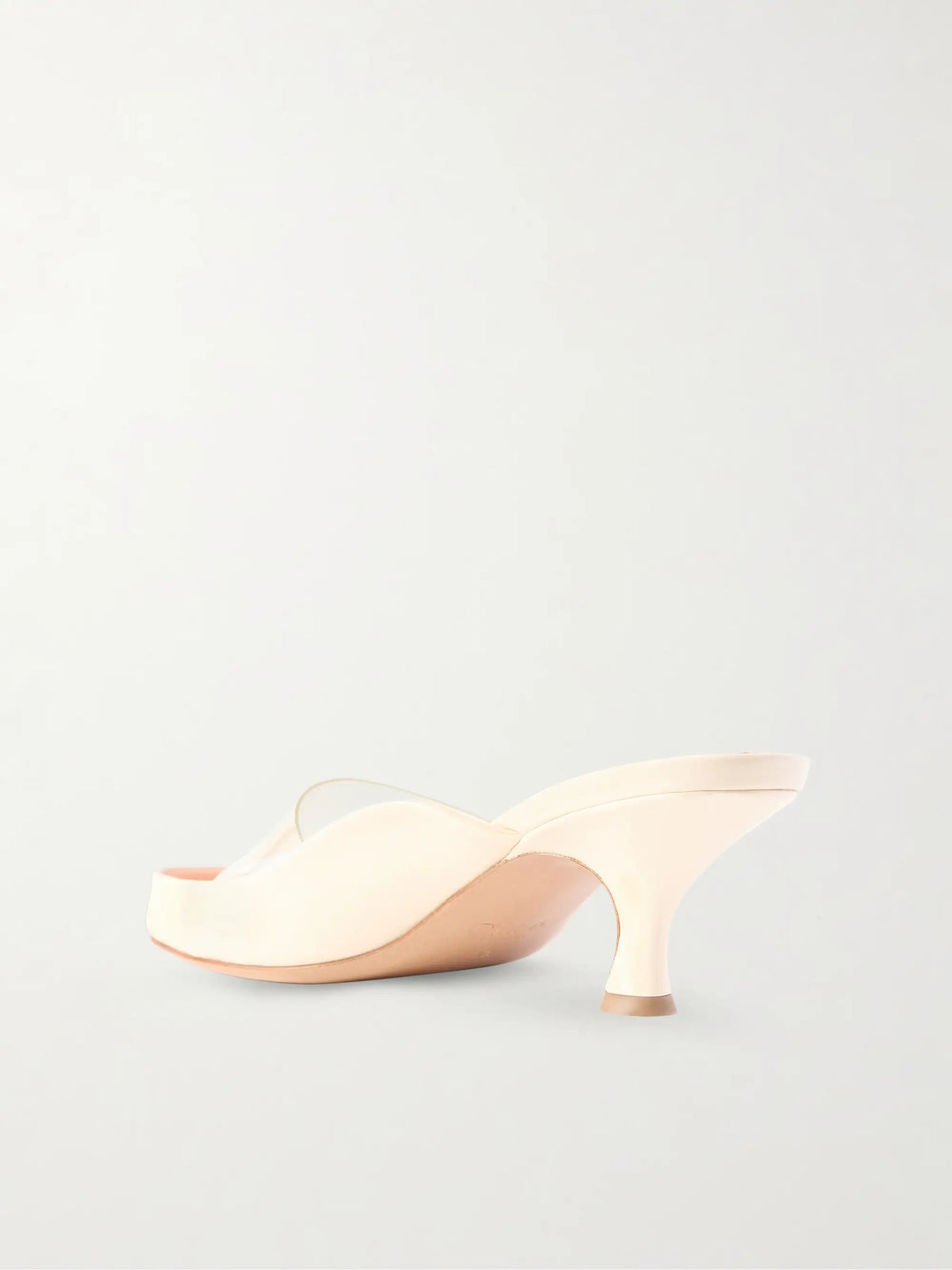 Junie Leather-trimmed Tpu Mules