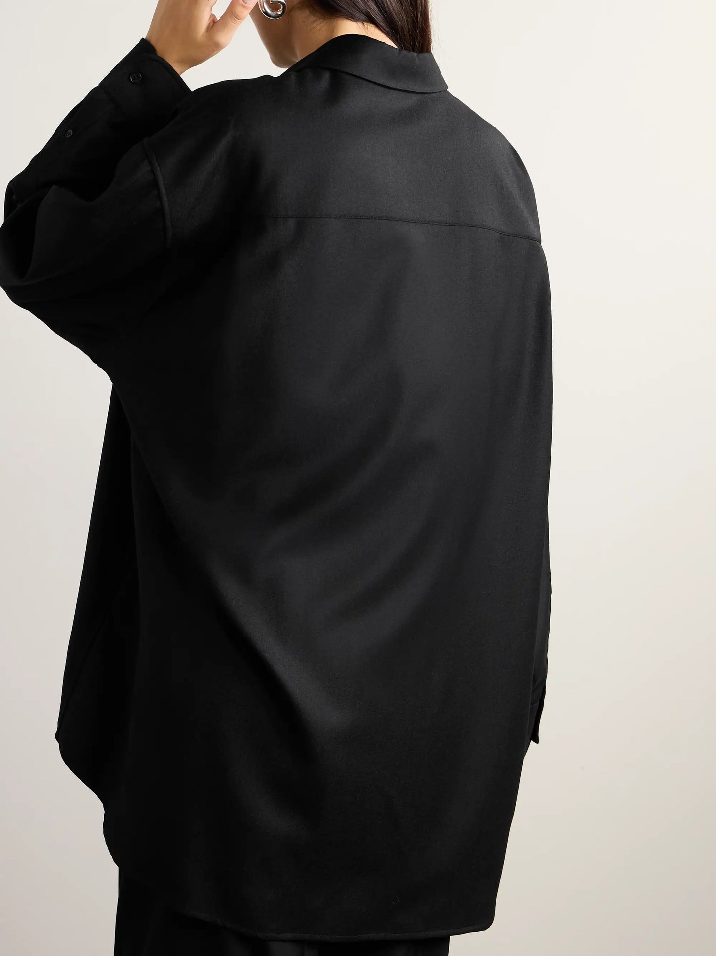 Essentials Caroline Oversized Wool Shirt