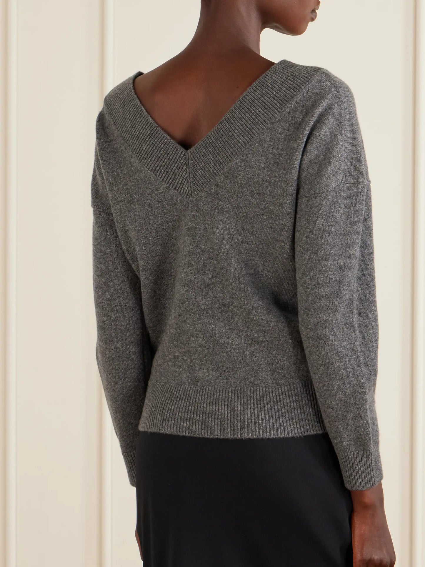 Off-the-shoulder Cashmere Top