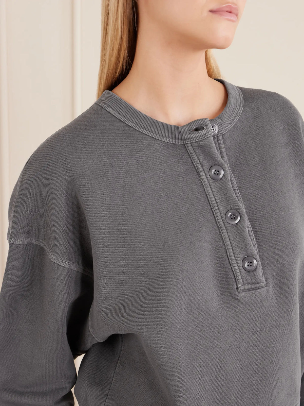 Cotton-blend Fleece Sweatshirt