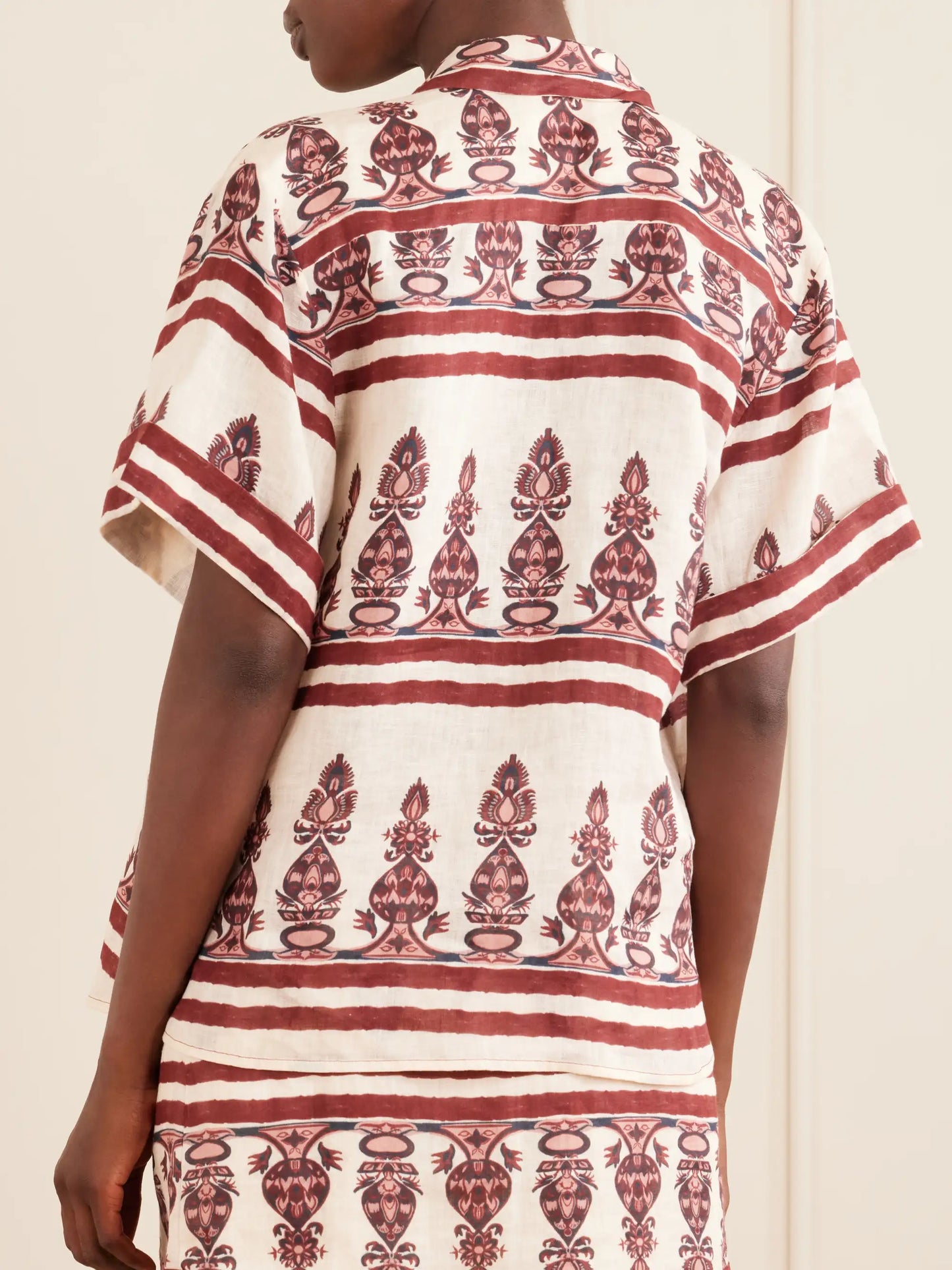Printed Linen Shirt