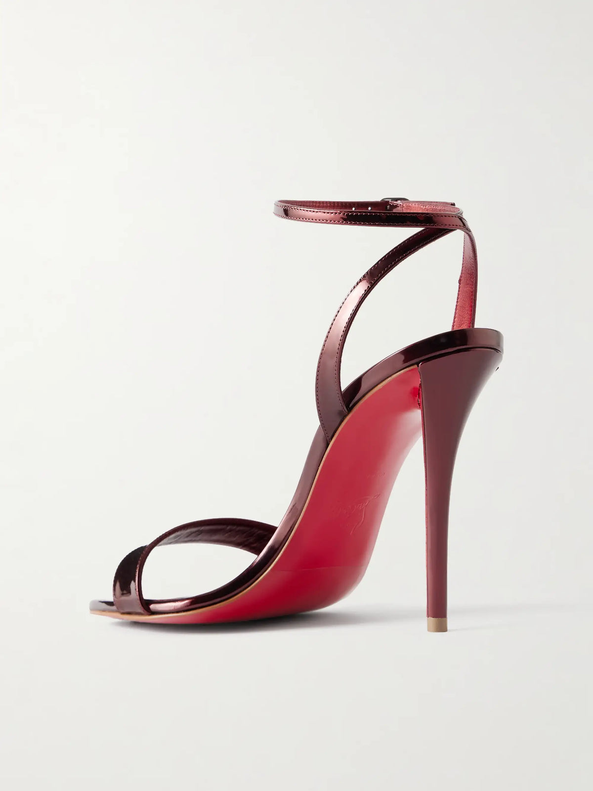 Miss Z 100 Metallic Patent Leather Sandals