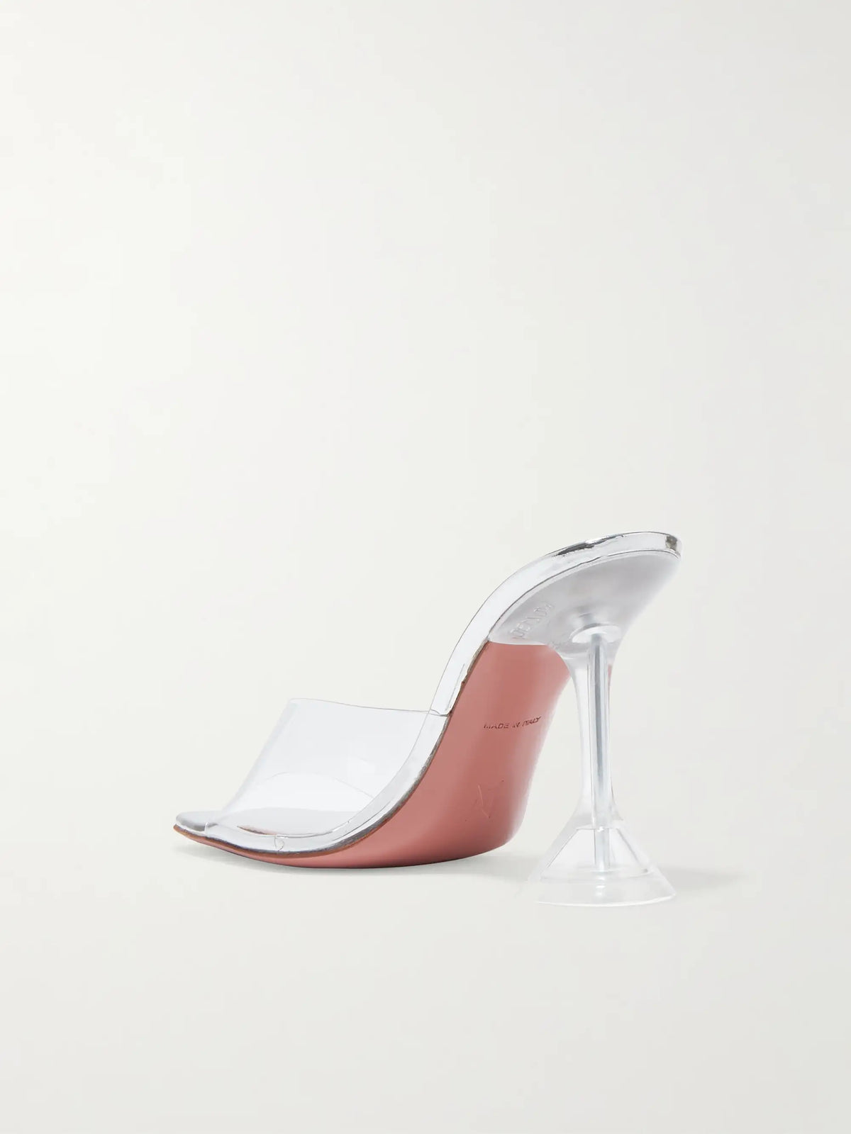 Lupita Pvc And Leather Mules