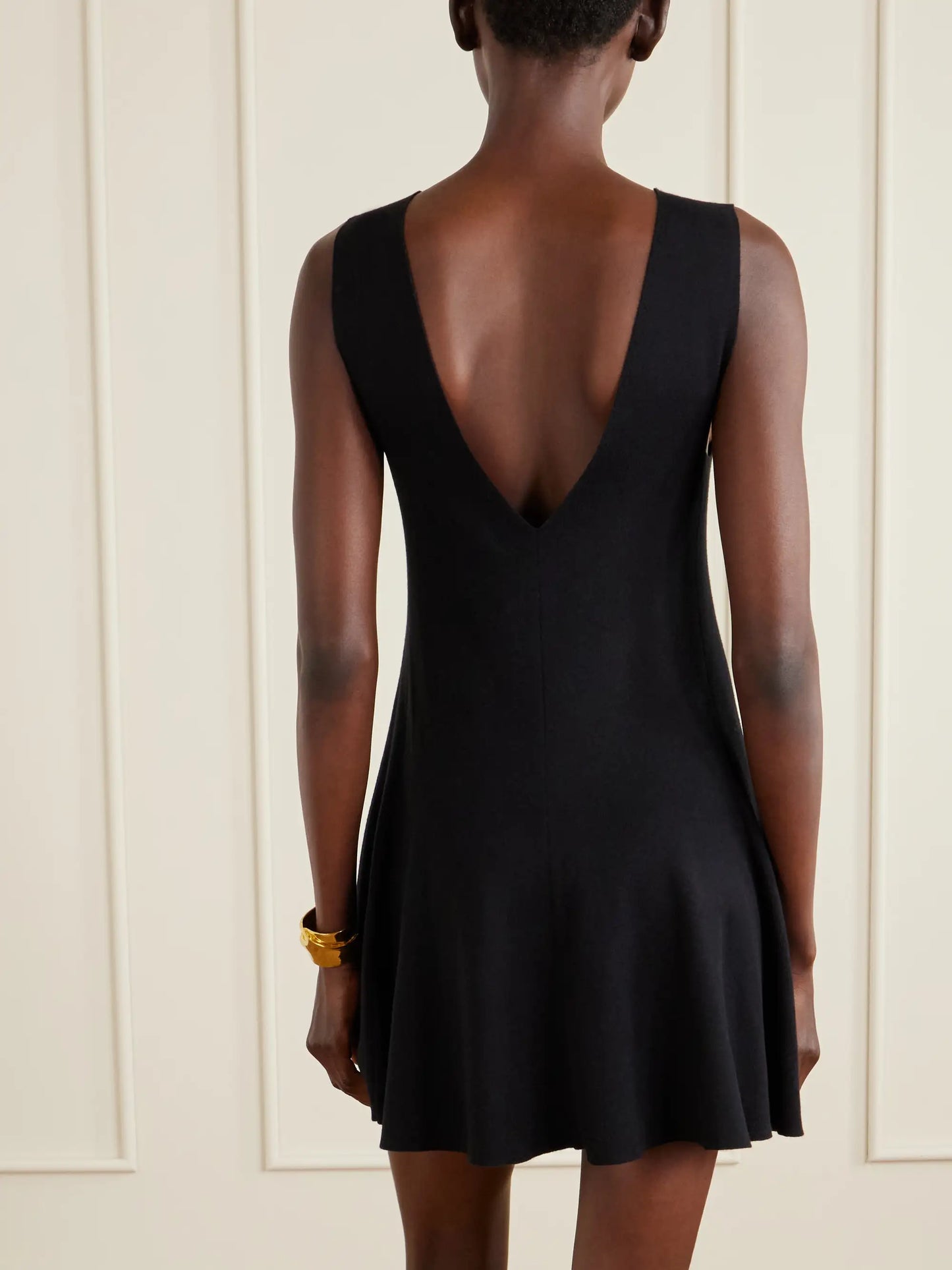 Cotton, Silk And Cashmere Mini Dress