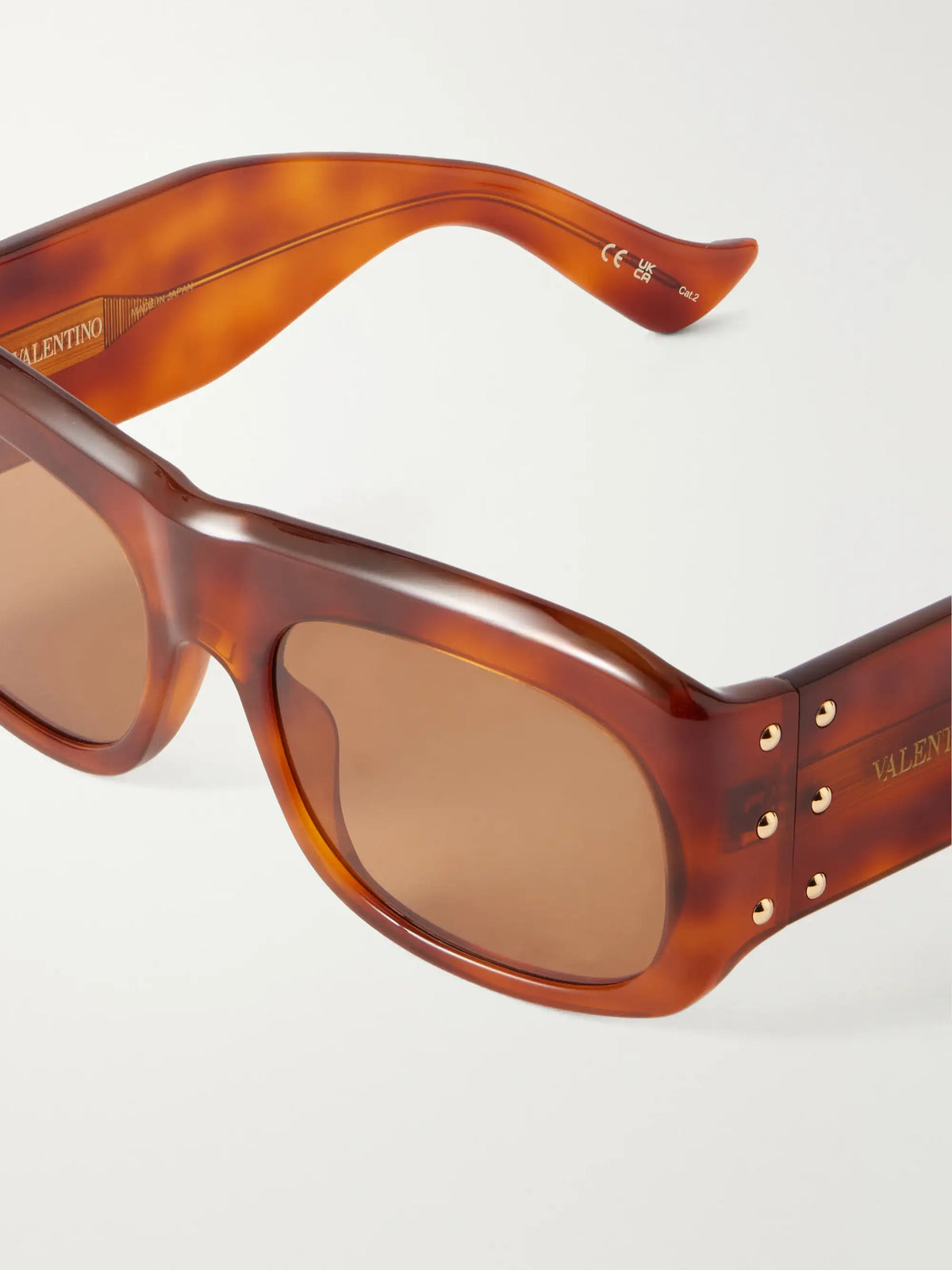 VALENTINO EYEWEAR Square-frame Recycled-acetate Sunglasses