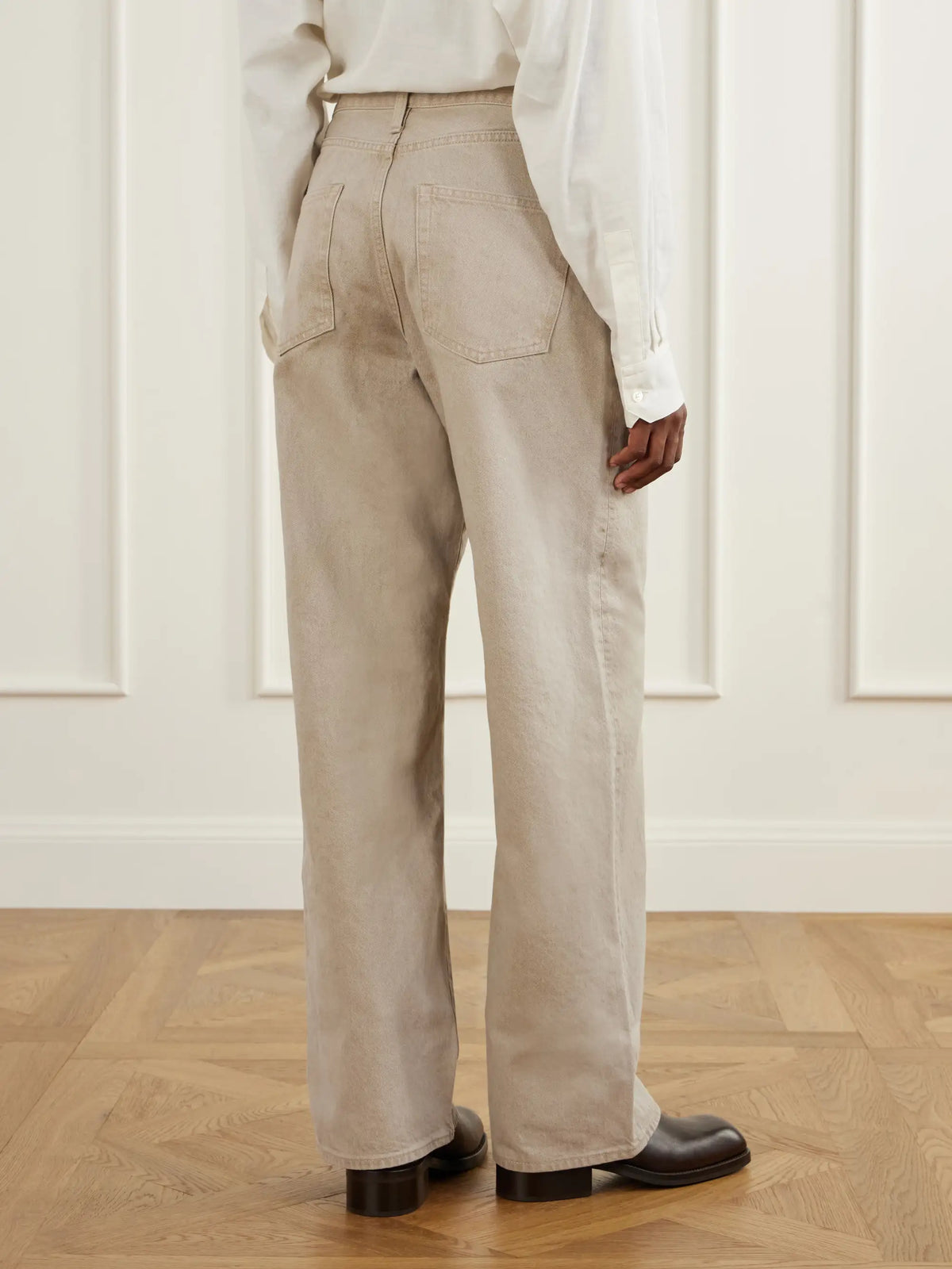 ssstein Mid-rise Wide-leg Jeans