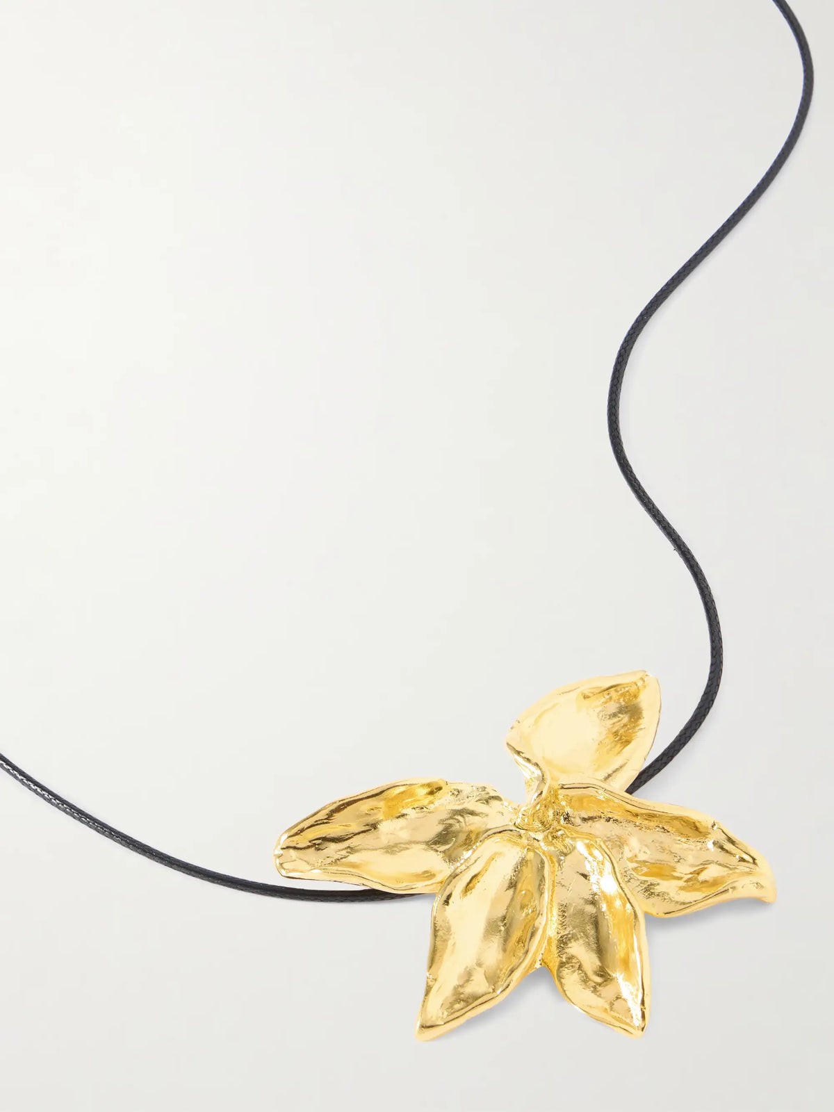 + Eden Rock St Barths Frangipanier Gold-plated And Cord Necklace