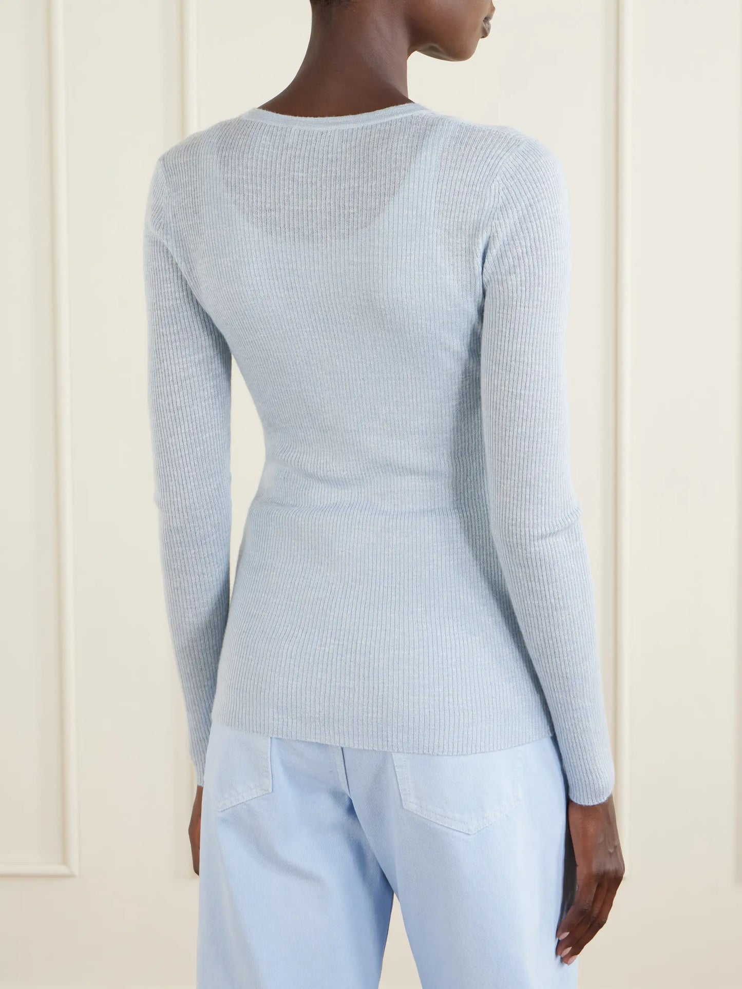 Aiste Ribbed Cashmere, Silk And Hemp-blend Cardigan