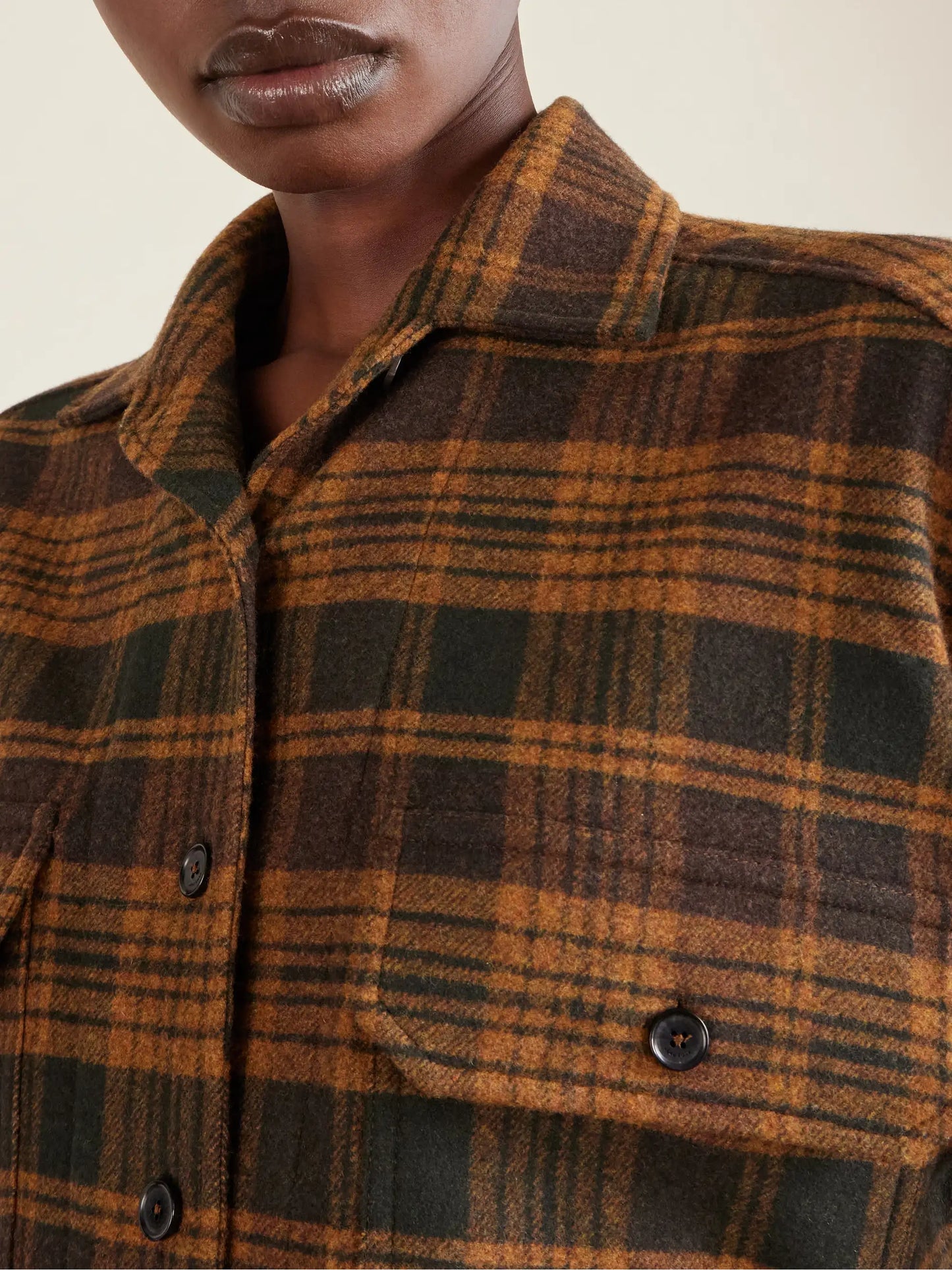 Darby Checked Wool And Cashmere-blend Shirt
