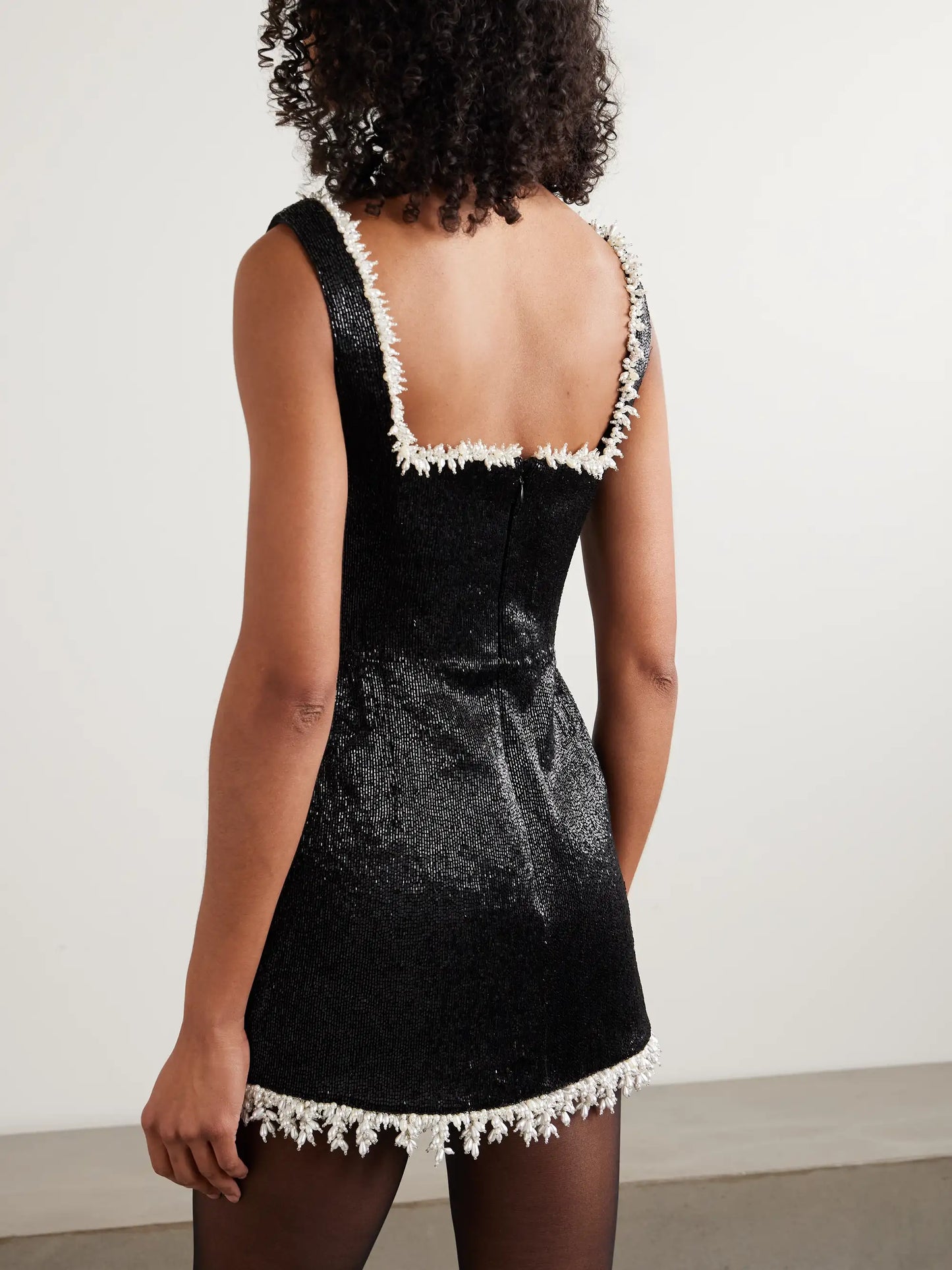 Margot Embellished Satin Mini Dress