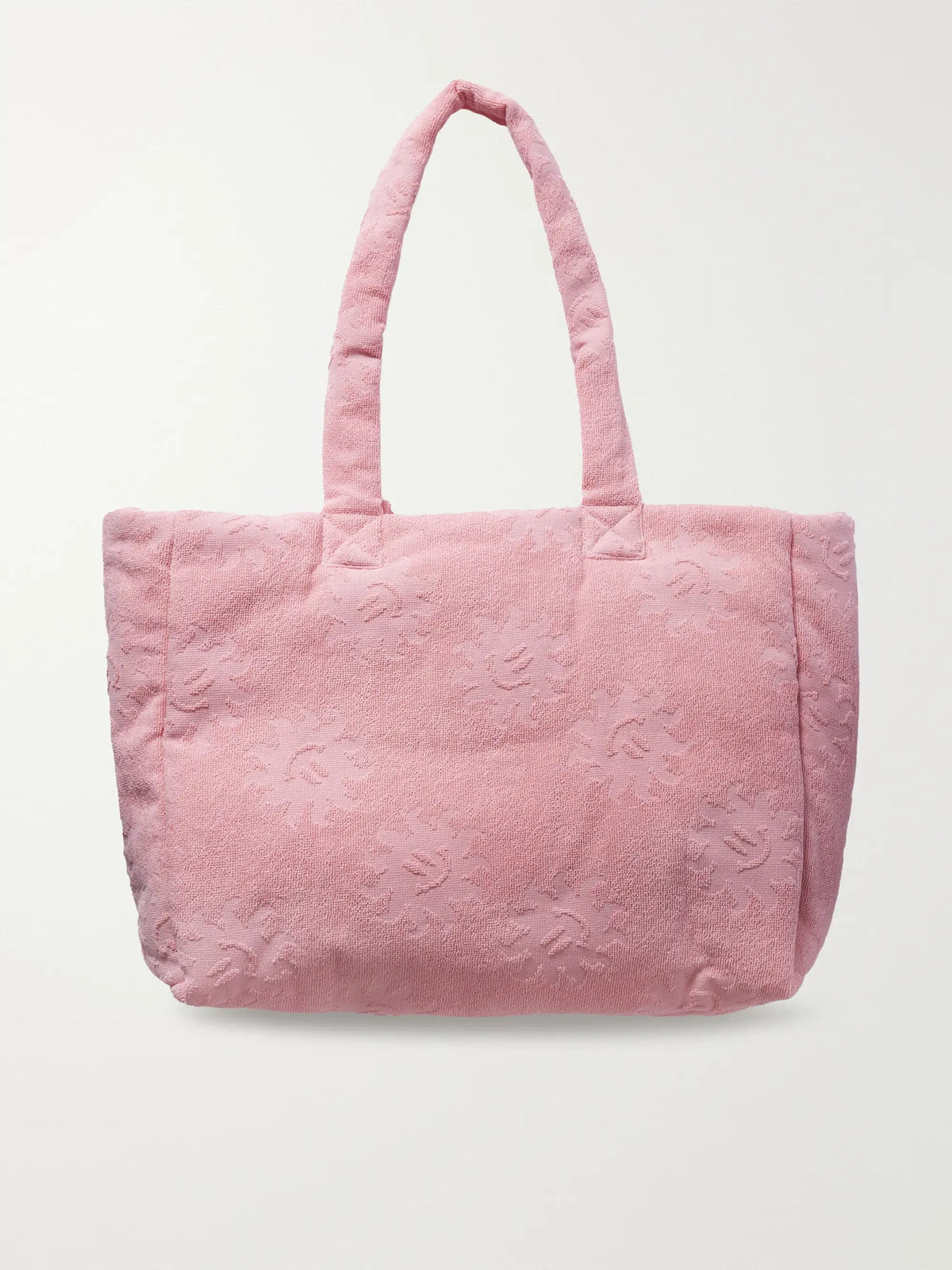 Sunny Embroidered Cotton-terry Jacquard Tote