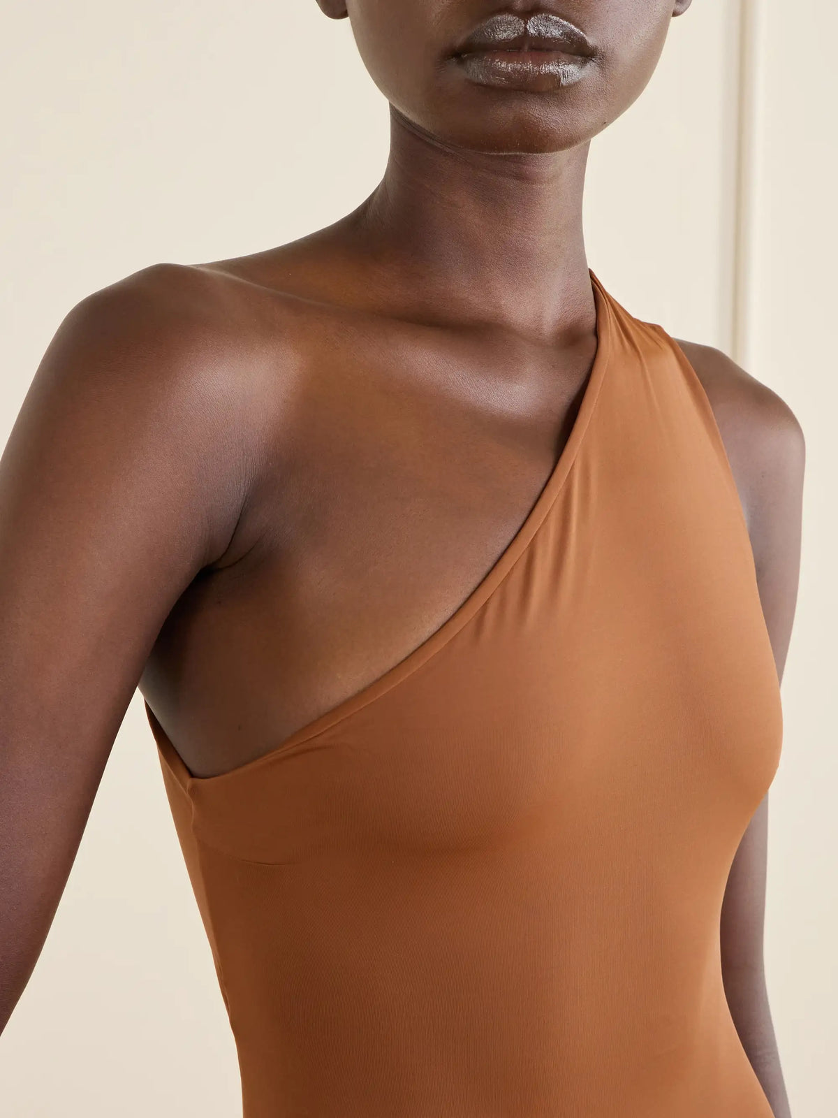 Luisa One-shoulder Asymmetric Swimsuit