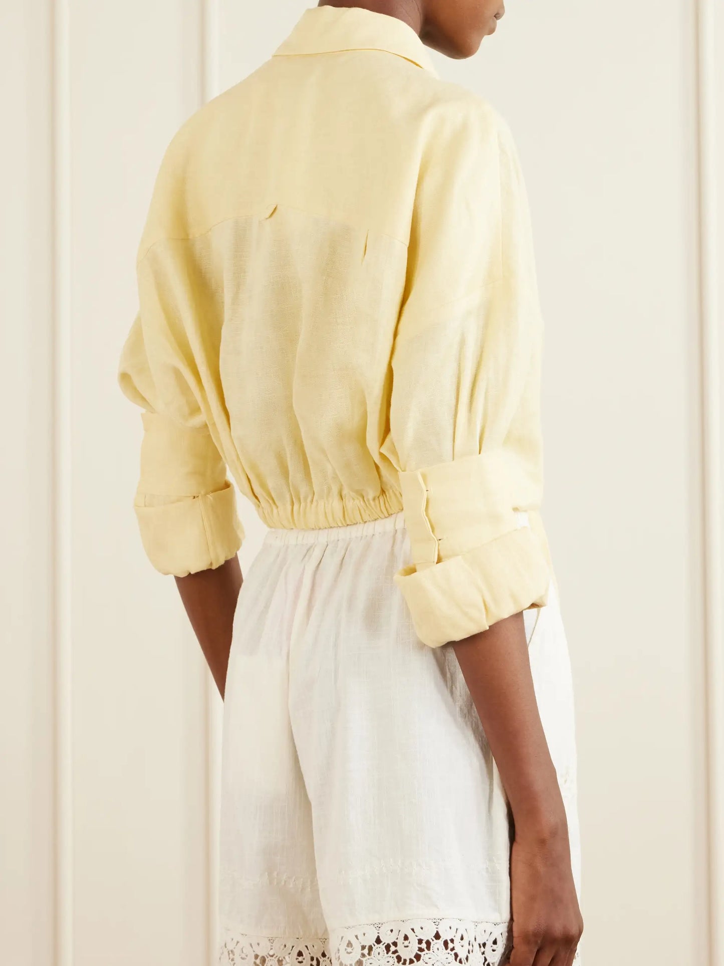 Lisa Knotted Linen Shirt