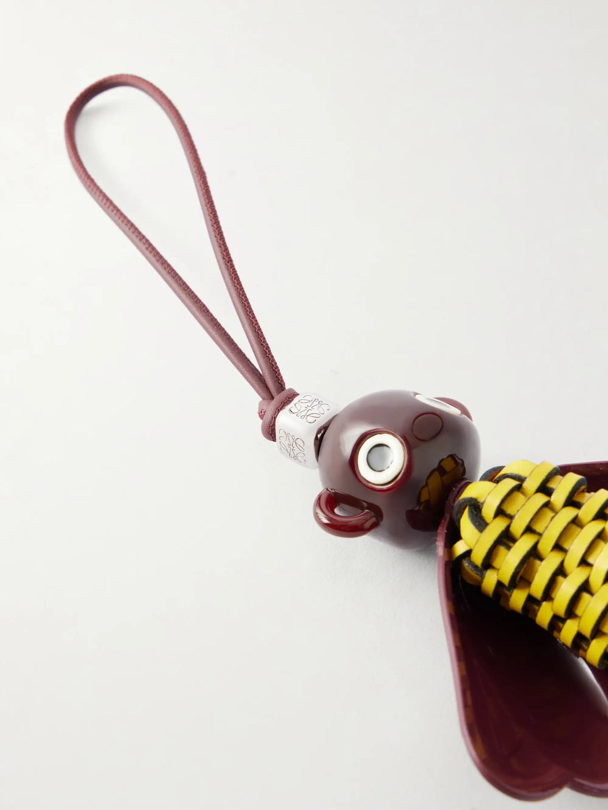 Bloombee Leather Bag Charm